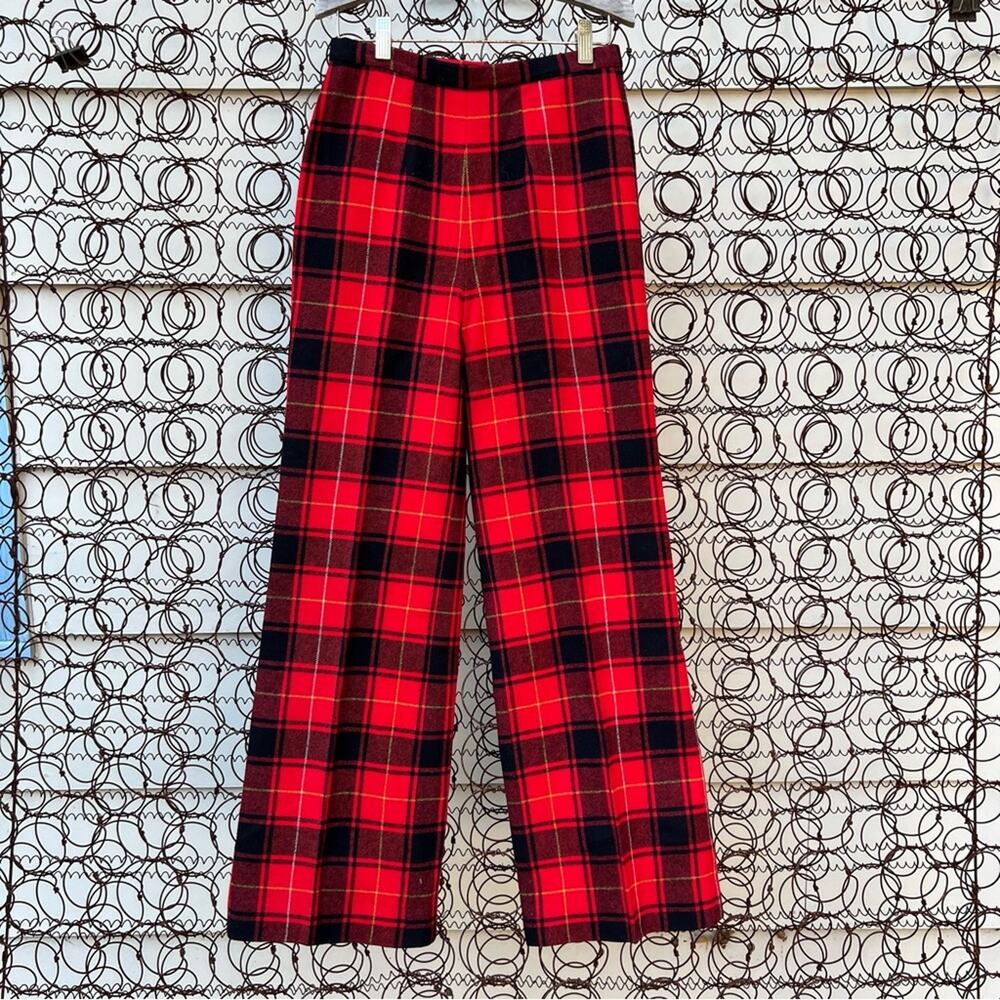 Vintage Pendleton tartan plaid slack trouser pants